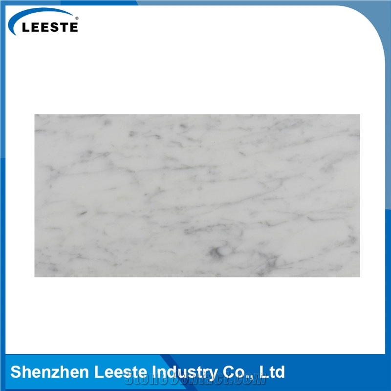 Italian Bianco Carrara White Marble Tiles