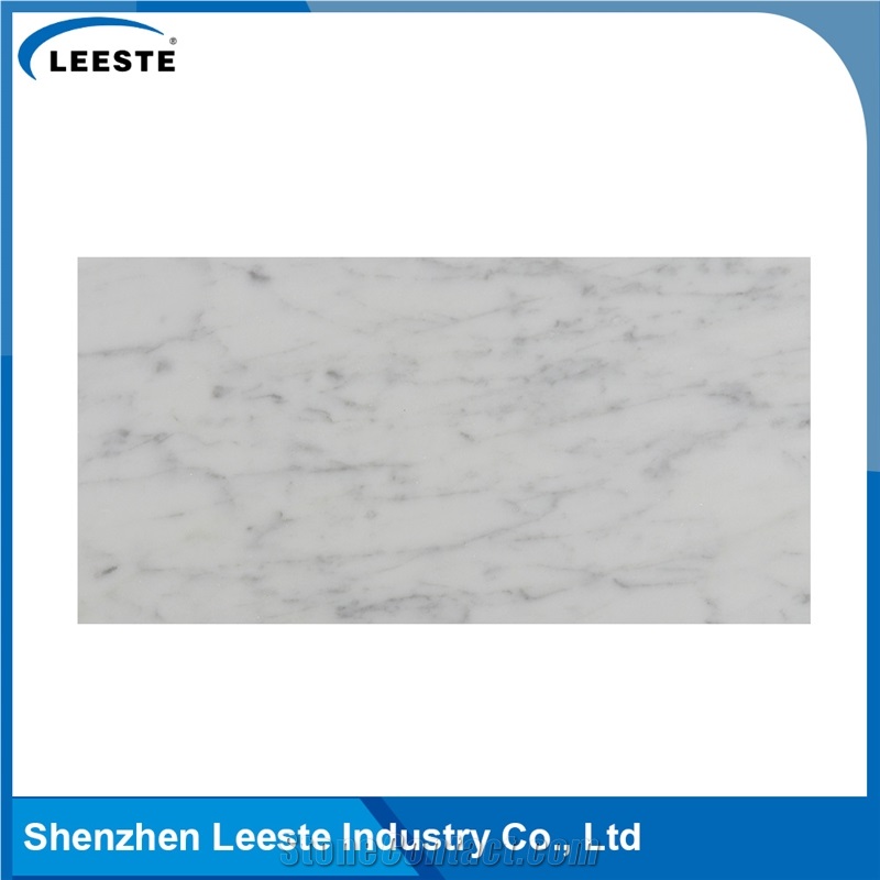 Italian Bianco Carrara White Marble Tiles