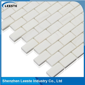 Italian Dolomiti Marble Brick 1x2 Polished Mosaics Tiles