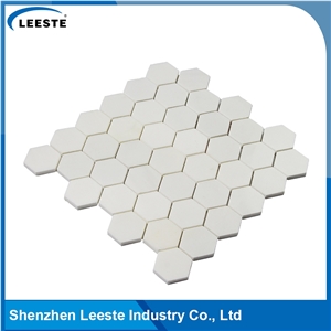 Italian Dolomiti Marble Hexagon 2"X2" Polished Mosaics Tiles