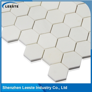 Italian Dolomiti Marble Hexagon 2"X2" Polished Mosaics Tiles