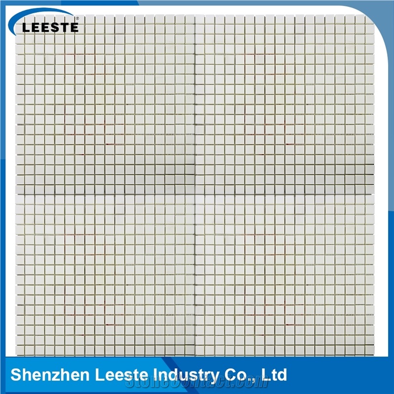 Italian Dolomiti Marble Polished Square 1/2x1/2 Marble Mosaics Tiles