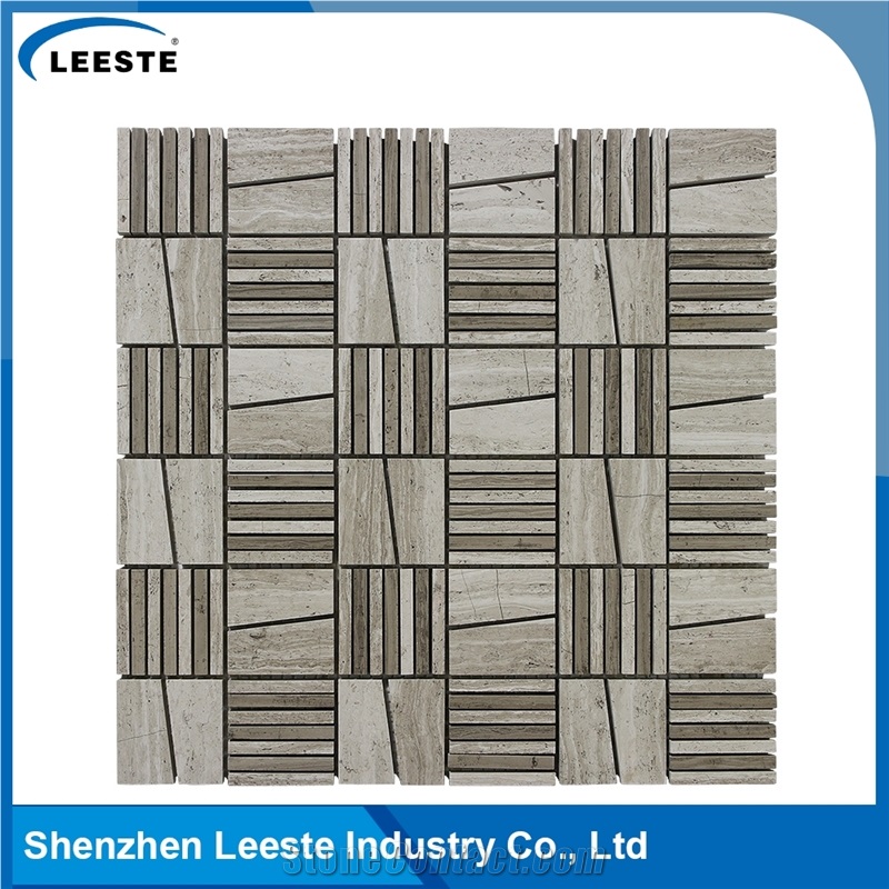 Neoteric Autumn Mix Pattern Hot Sale White Oak Marble Tile
