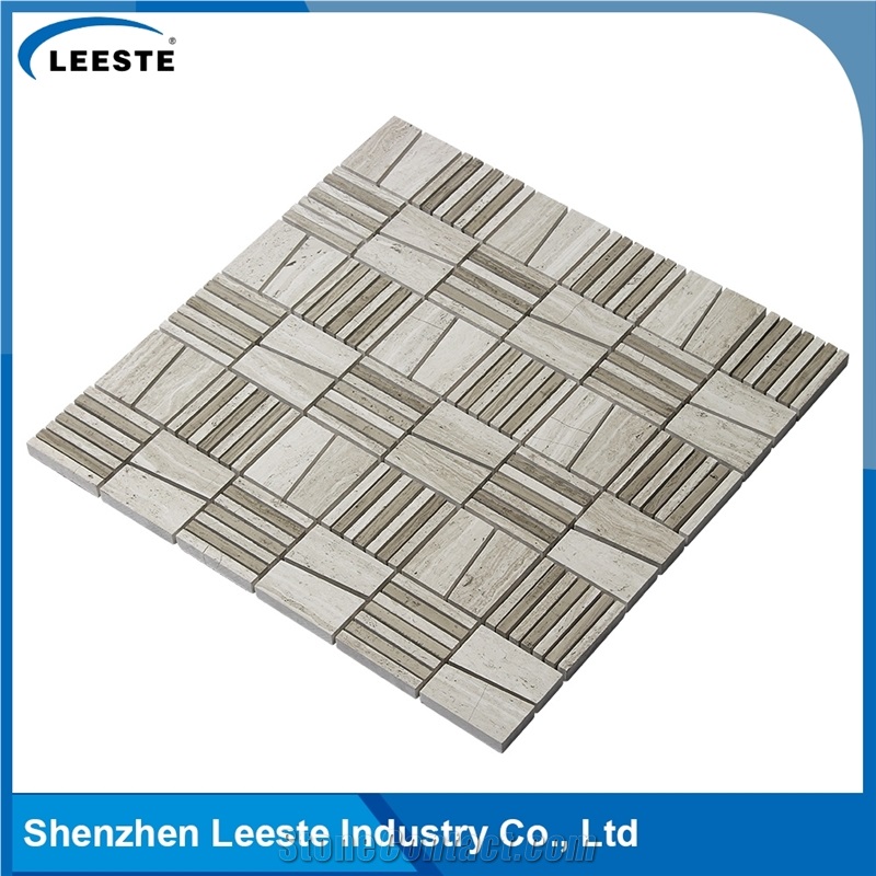 Neoteric Autumn Mix Pattern Hot Sale White Oak Marble Tile
