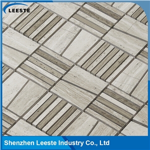 Neoteric Autumn Mix Pattern Hot Sale White Oak Marble Tile