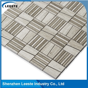 Neoteric Autumn Mix Pattern Hot Sale White Oak Marble Tile