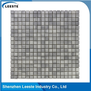 Ordinarly Square Honed Marble Mosaic Pattern