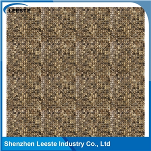 Spanish Dark Emperador Marble Square 1/2x1/2 Marble Mosaic