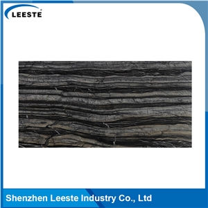 Zebra Black Wooden Marble Wall Tiles