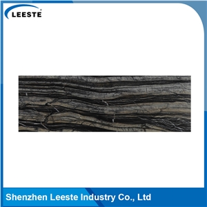 Zebra Black Wooden Marble Wall Tiles