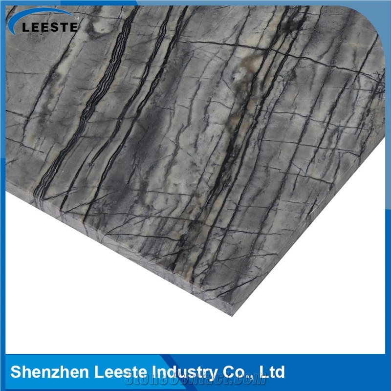 Zebra Black Wooden Marble Wall Tiles