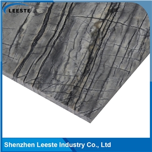 Zebra Black Wooden Marble Wall Tiles