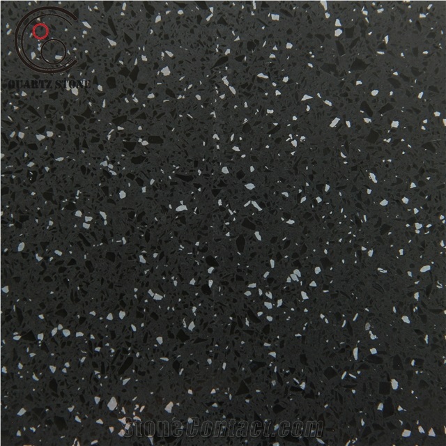 China Hot Sale Black Mirror Quartz Stone