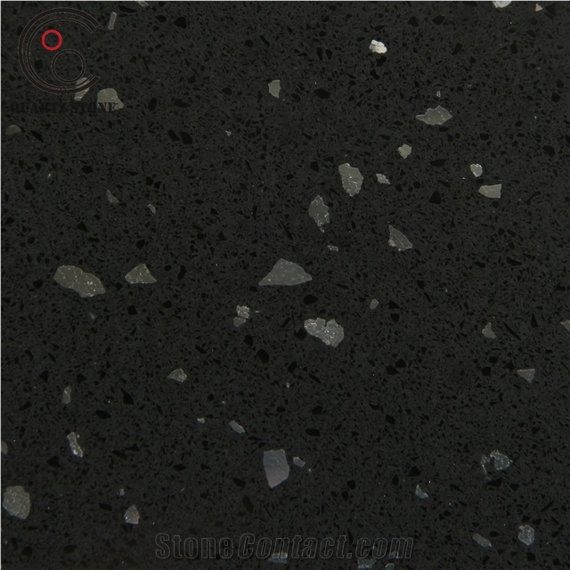 China Hot Sale Black Mirror Quartz Stone