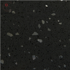 China Hot Sale Black Mirror Quartz Stone