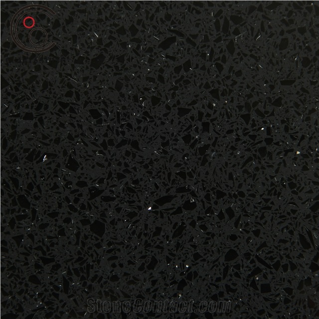 China Hot Sale Black Mirror Quartz Stone