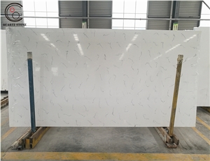Latest Design Carrara Marble Quartz Stone Slabs in Hot Sale Shandong