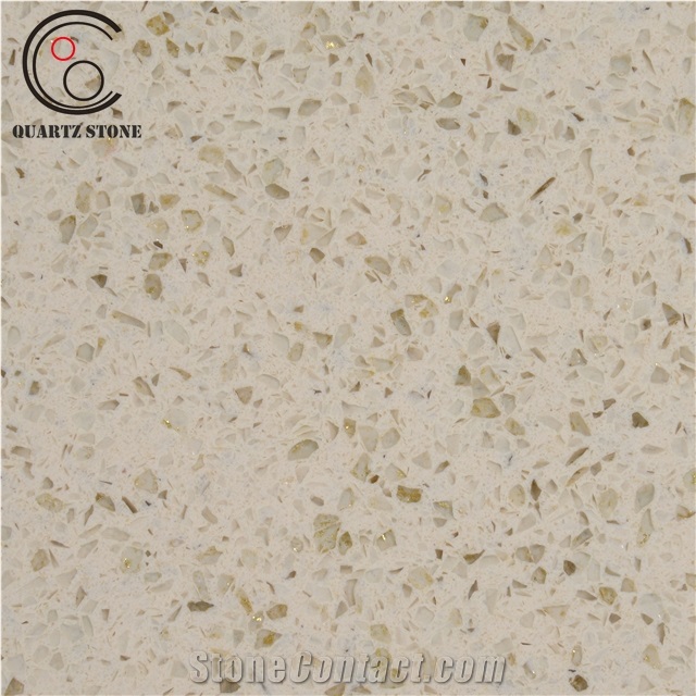 Shandong Linyi Beige Color Quartz Stone Price