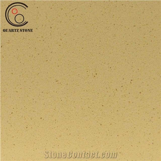 Wholesale Price Beige Color Quartz Crystals Slab