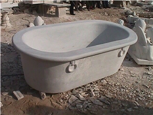 Bathtub Marble Stone Sculpture Handcarved Mantel Surround