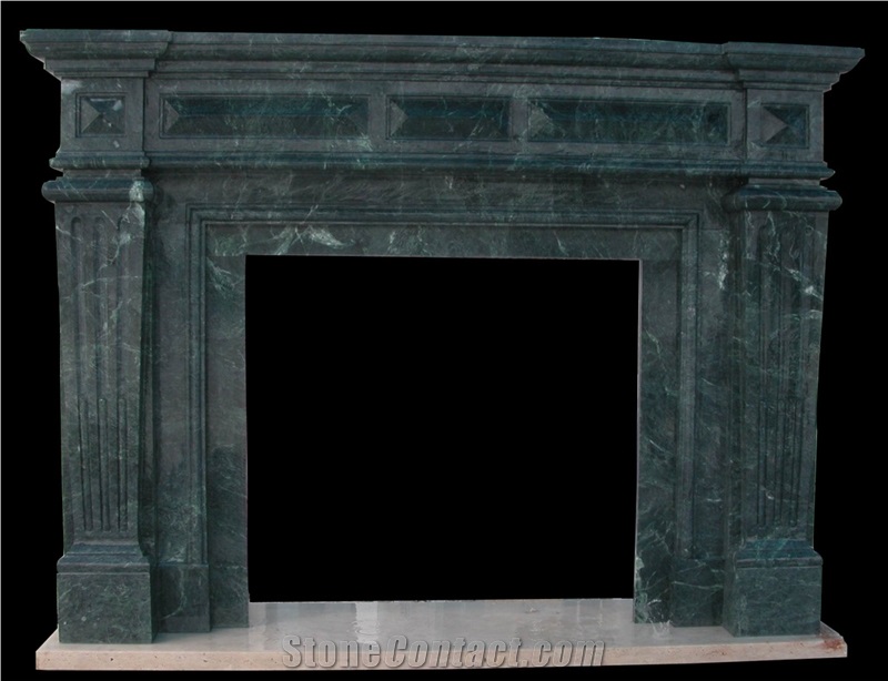Beige Sandstone Fireplaces, Handcarved Fireplace Mantels