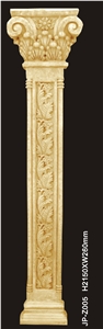 Customized Beige Sandstone Column,Landscaping Pillars