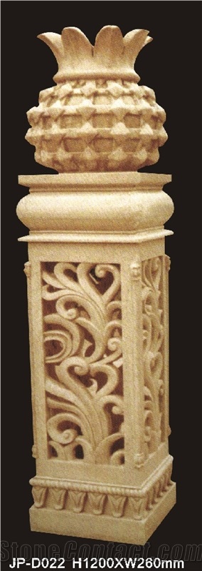 Customized Beige Sandstone Lamps,Sandstone Lanterns