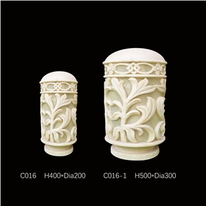 Customized Beige Sandstone Lamps,Sandstone Lanterns