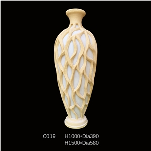 Customized Beige Sandstone Lamps,Sandstone Lanterns