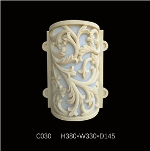 Customized Beige Sandstone Lamps,Sandstone Lanterns