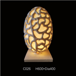 Customized Beige Sandstone Lamps,Sandstone Lanterns