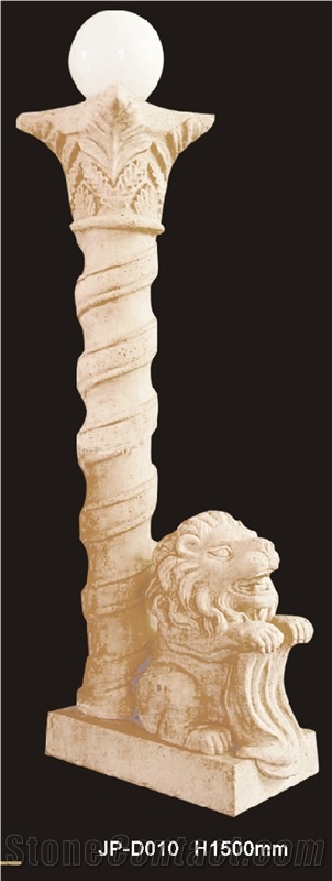 Customized Beige Sandstone Lamps,Sandstone Lanterns