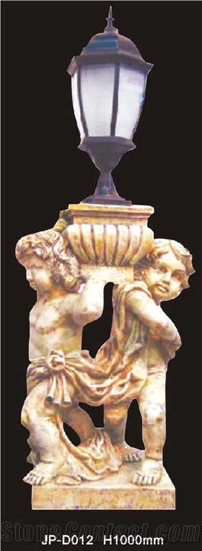 Customized Beige Sandstone Lamps,Sandstone Lanterns