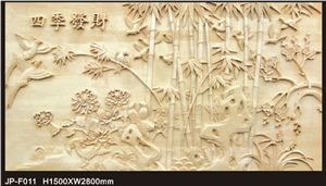 Customized Beige Sandstone Panels Relieves,Sandstone High Relief Carving