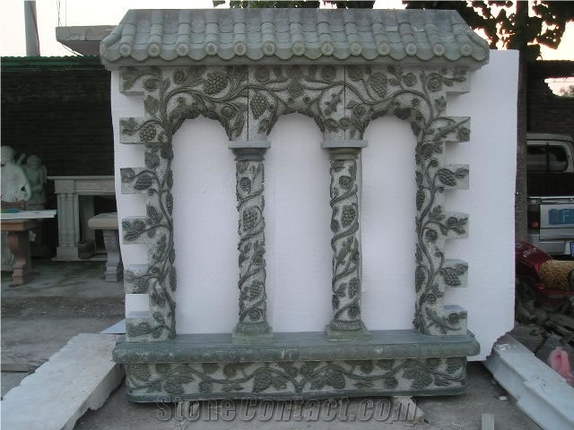 Door Surroundmarble Stone Handcarved Mante Column Marble