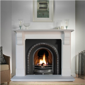 Fangshan White Fireplace Surrounds Factory Direct