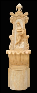 Fountain Marble Stone Waterfall Handcarved Sculpture Fountain Marble Stone Waterfall Handcarved Sculpture