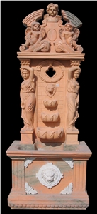 Fountain Marble Stone Waterfall Handcarved Sculpture