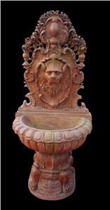 Fountain Marble Stone Waterfall Handcarved Sculpture