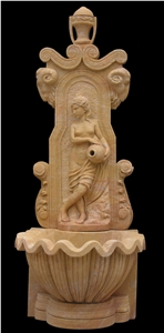 Fountain Marble Stone Waterfall Handcarved Sculpture