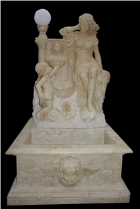 Fountain Marble Stone Waterfall Handcarved Sculpture