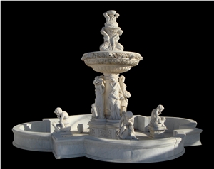 Fountain Sculpture Marble Hand Cared