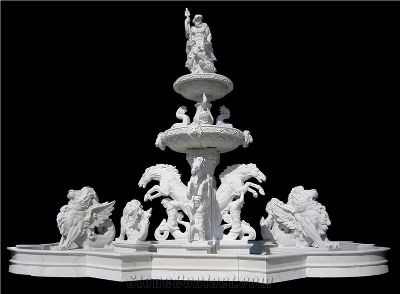 Fountain Sculpture Marble Hand Cared