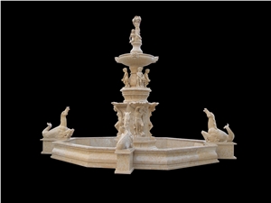 Fountain Sculpture Marble Hand Cared
