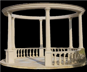 Gazebo Table Bench Vase Marble Stone Fireplace Sculpture Handcarved
