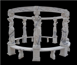Gazebo Western Style Hand Carved Garden Bower