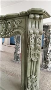 Green Sandstone Fireplace Mantels,Fireplace Surround,Fireplace Hearth