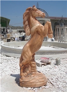 Hancarved Animal Sculpture Garden Stone Sculpture