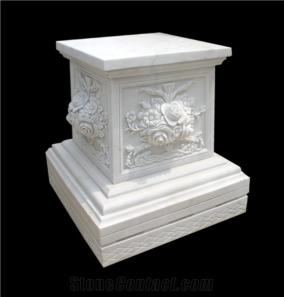 Handcarved Marble Columns Carved Pillars