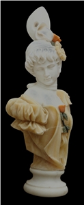 Marble Handcarved Sculptures, Women Statues , Western Style